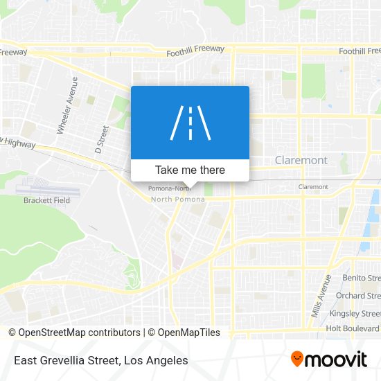 Mapa de East Grevellia Street