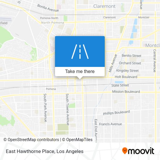 Mapa de East Hawthorne Place