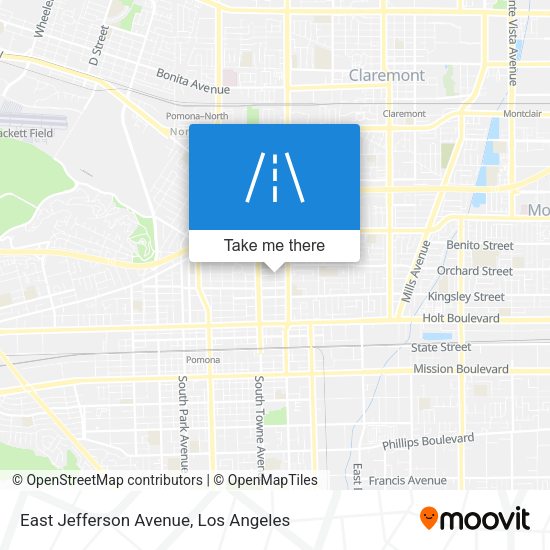 East Jefferson Avenue map