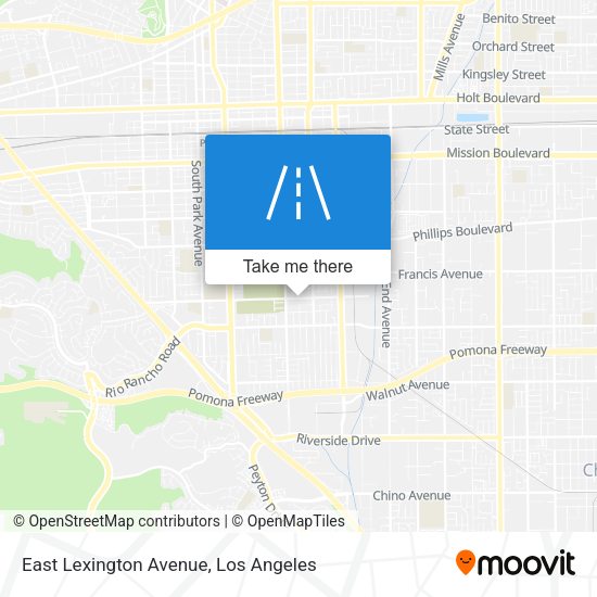 East Lexington Avenue map