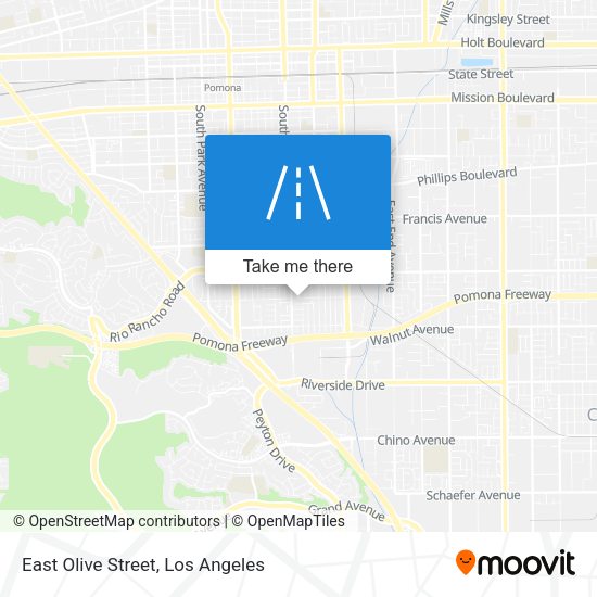 Mapa de East Olive Street