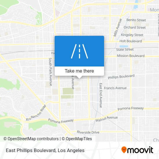 East Phillips Boulevard map