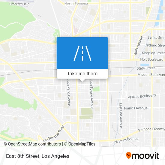 Mapa de East 8th Street