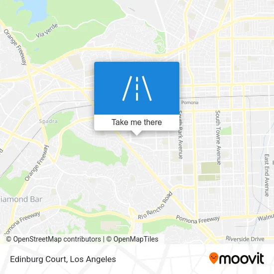 Mapa de Edinburg Court