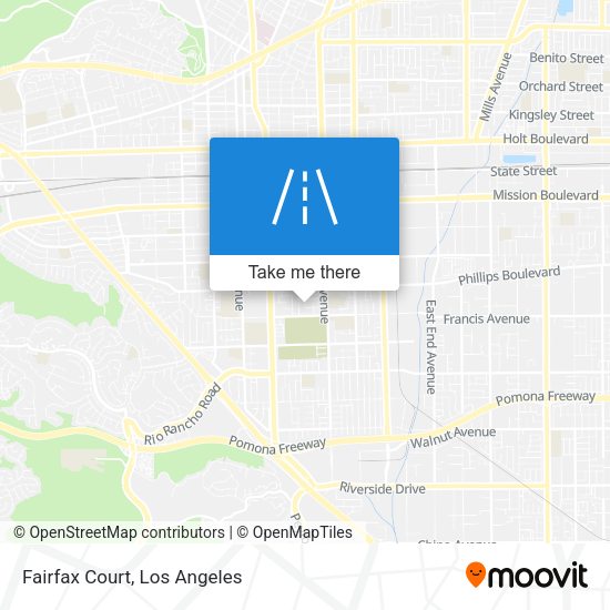 Mapa de Fairfax Court
