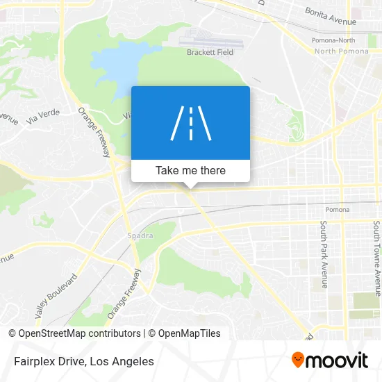 Fairplex Drive map