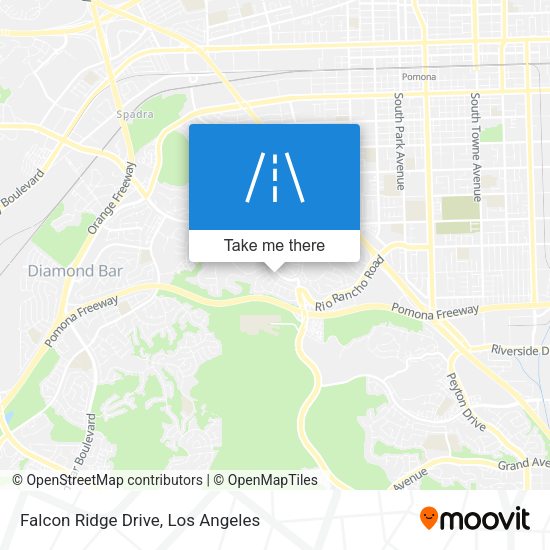 Mapa de Falcon Ridge Drive