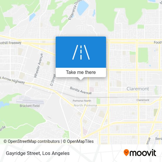 Mapa de Gayridge Street