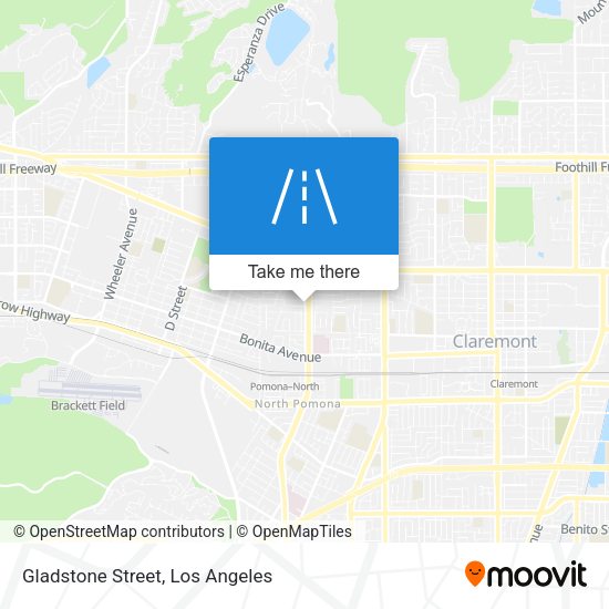 Mapa de Gladstone Street