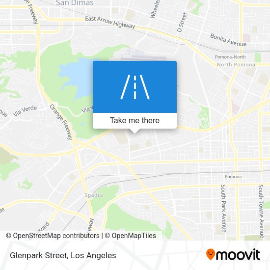 Mapa de Glenpark Street
