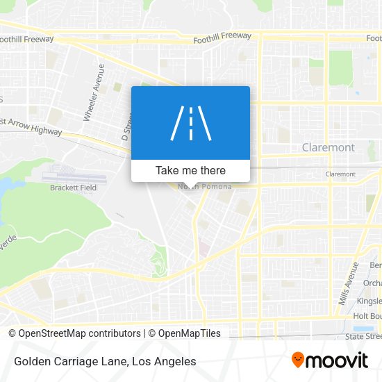 Mapa de Golden Carriage Lane