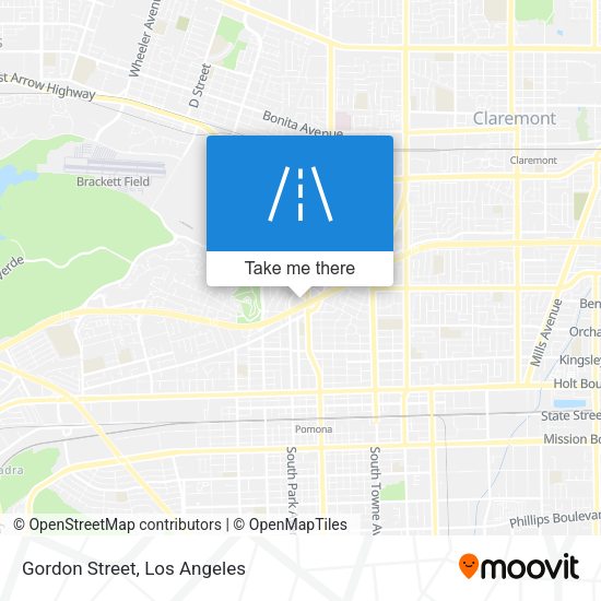 Mapa de Gordon Street