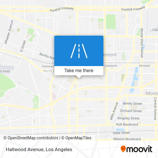 Hallwood Avenue map