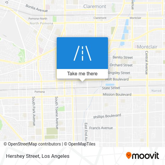 Mapa de Hershey Street