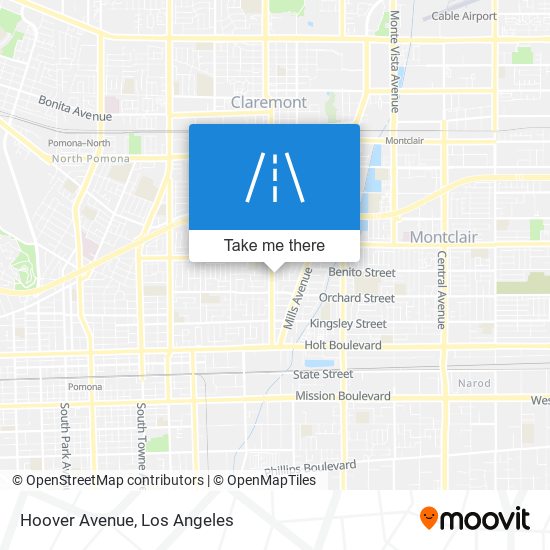 Hoover Avenue map