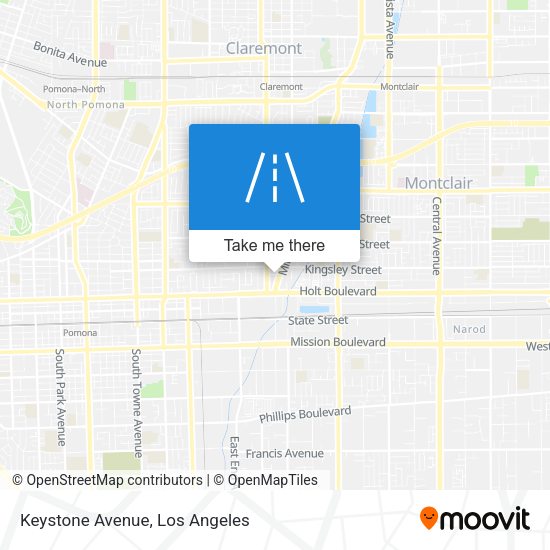 Mapa de Keystone Avenue