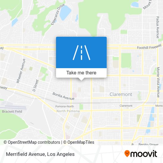 Merrifield Avenue map