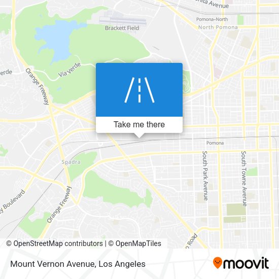 Mount Vernon Avenue map