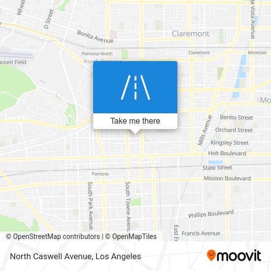 Mapa de North Caswell Avenue