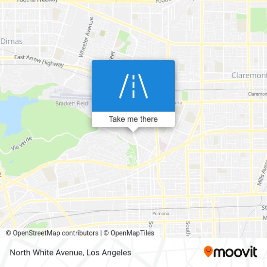 North White Avenue map