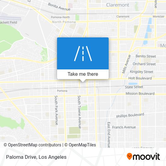Mapa de Paloma Drive