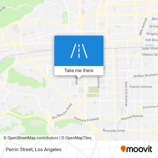 Mapa de Perrin Street