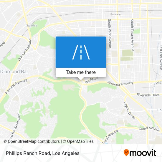 Mapa de Phillips Ranch Road