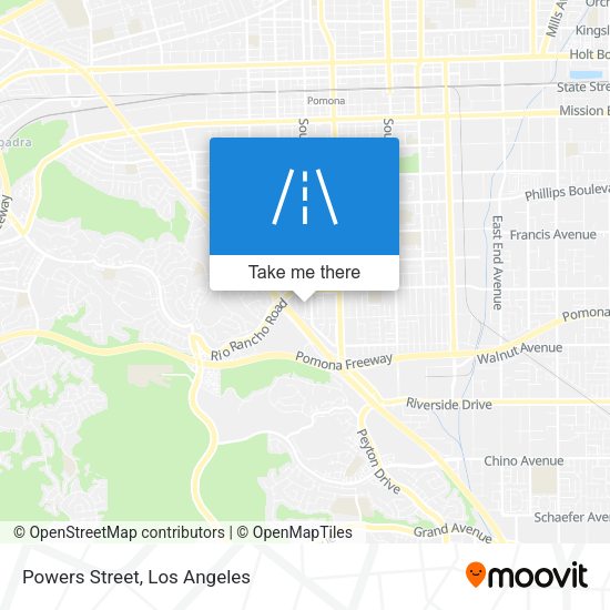 Mapa de Powers Street
