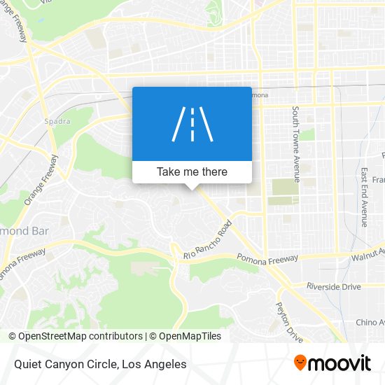 Quiet Canyon Circle map