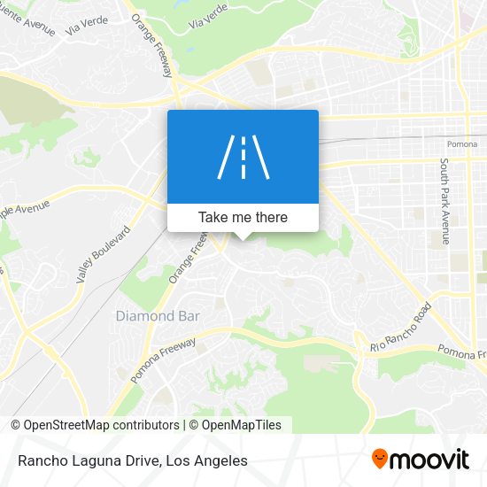 Rancho Laguna Drive map