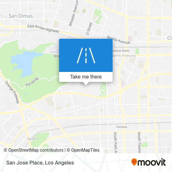 Mapa de San Jose Place