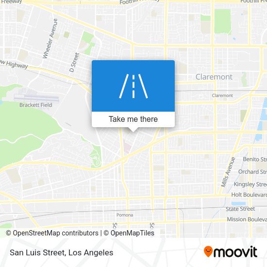Mapa de San Luis Street