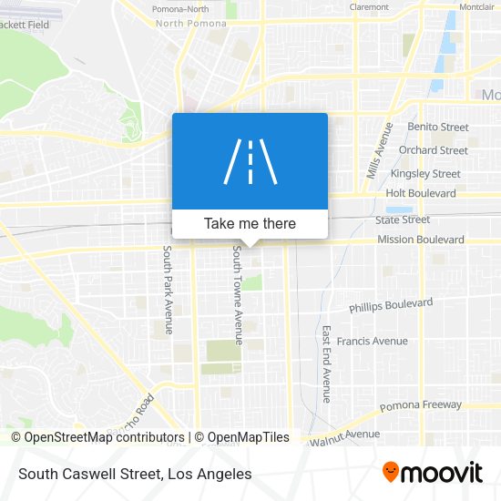 South Caswell Street map
