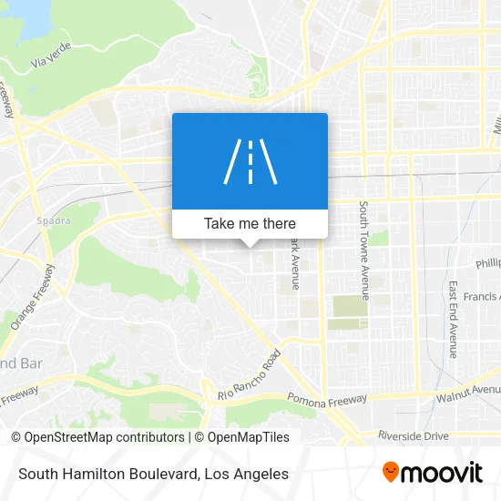 South Hamilton Boulevard map
