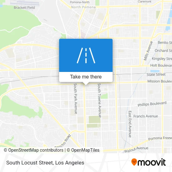 South Locust Street map