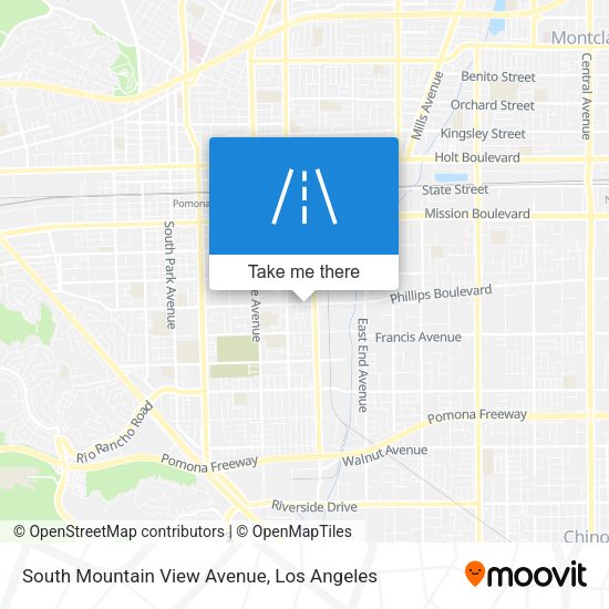 Mapa de South Mountain View Avenue