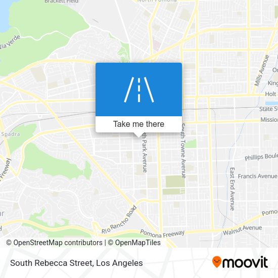 Mapa de South Rebecca Street