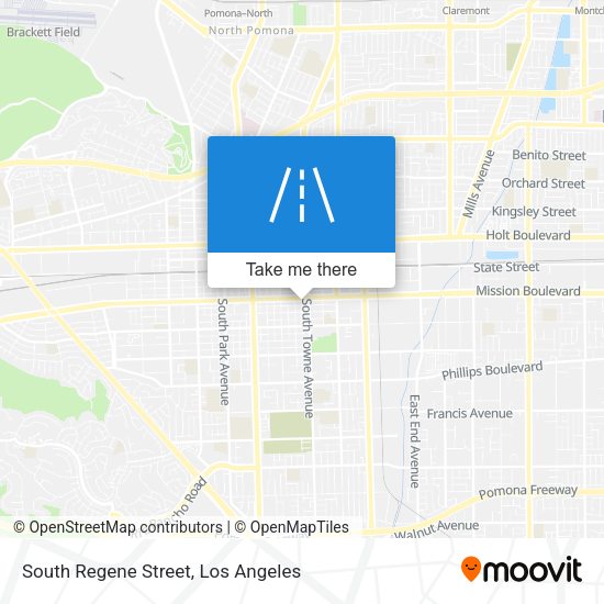 Mapa de South Regene Street