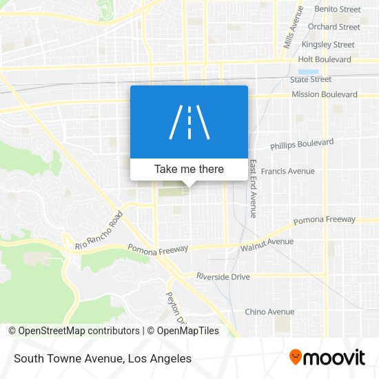 South Towne Avenue map