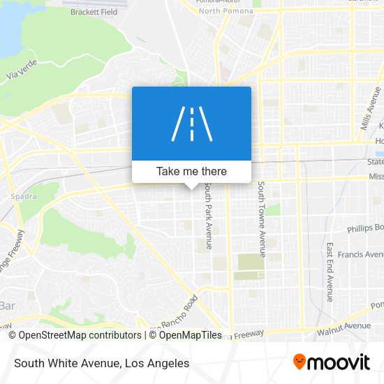 Mapa de South White Avenue