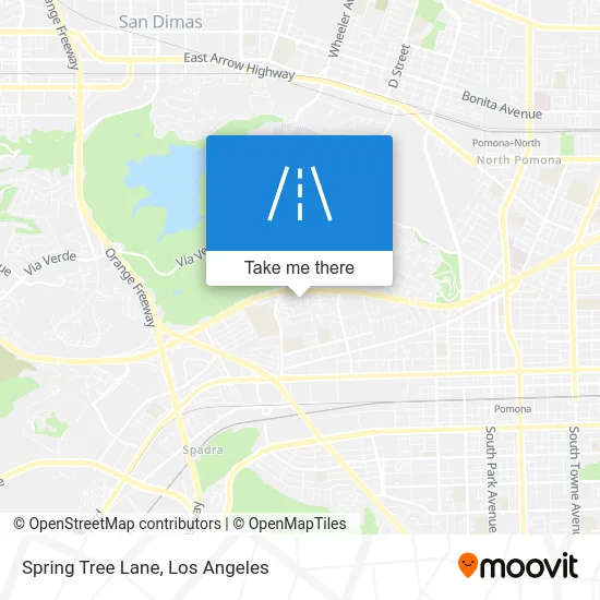 Spring Tree Lane map