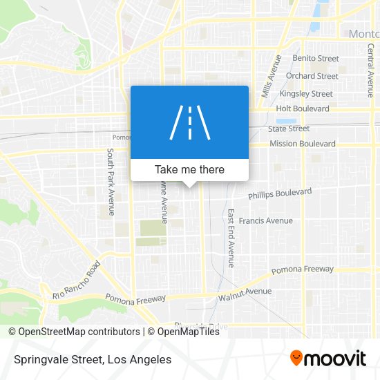 Springvale Street map