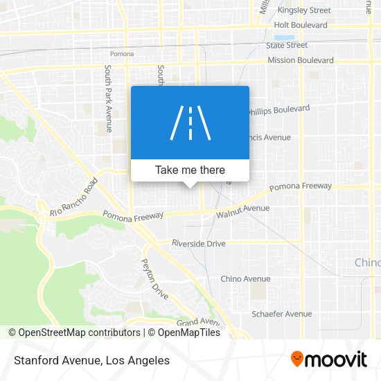 Mapa de Stanford Avenue