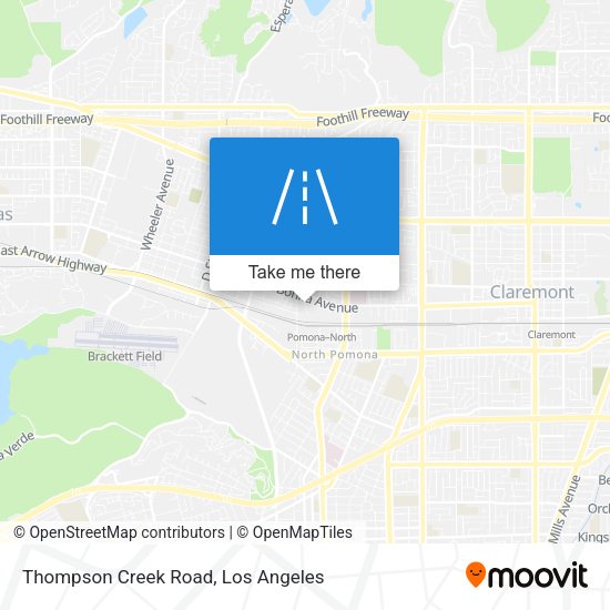 Mapa de Thompson Creek Road
