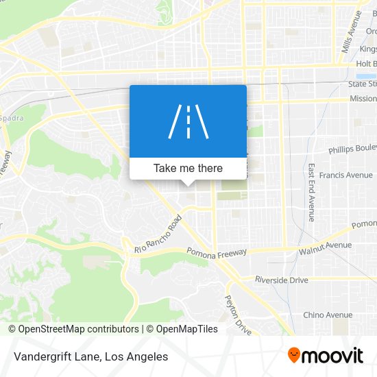 Vandergrift Lane map