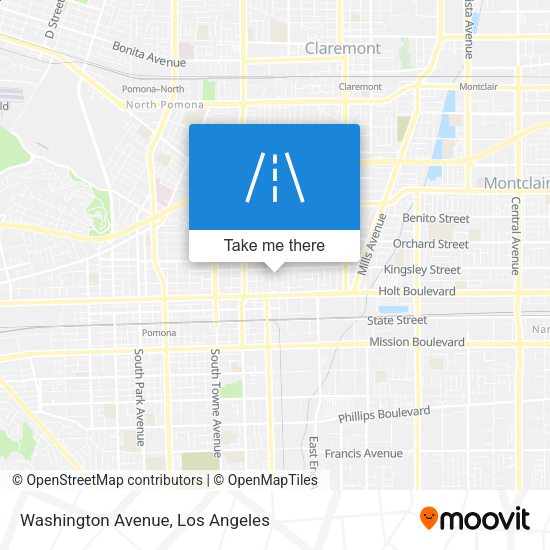 Mapa de Washington Avenue