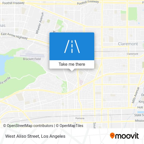 Mapa de West Aliso Street