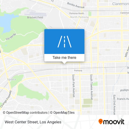 Mapa de West Center Street