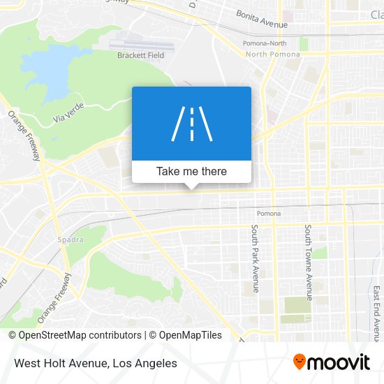 West Holt Avenue map