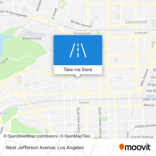 Mapa de West Jefferson Avenue